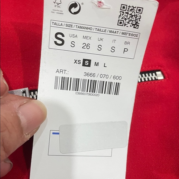 NWT Zara A line skirt with zipper - Picture 4 of 5